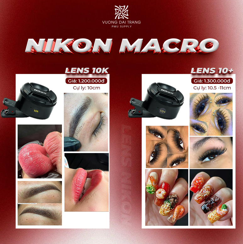 Lens Nikon Macro tái chế giúp chụp ảnh cận cảnh sắc nét cho tác phẩm phun xăm