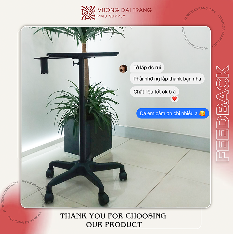 Cảm nhận về xe đẩy salon - spa đa năng