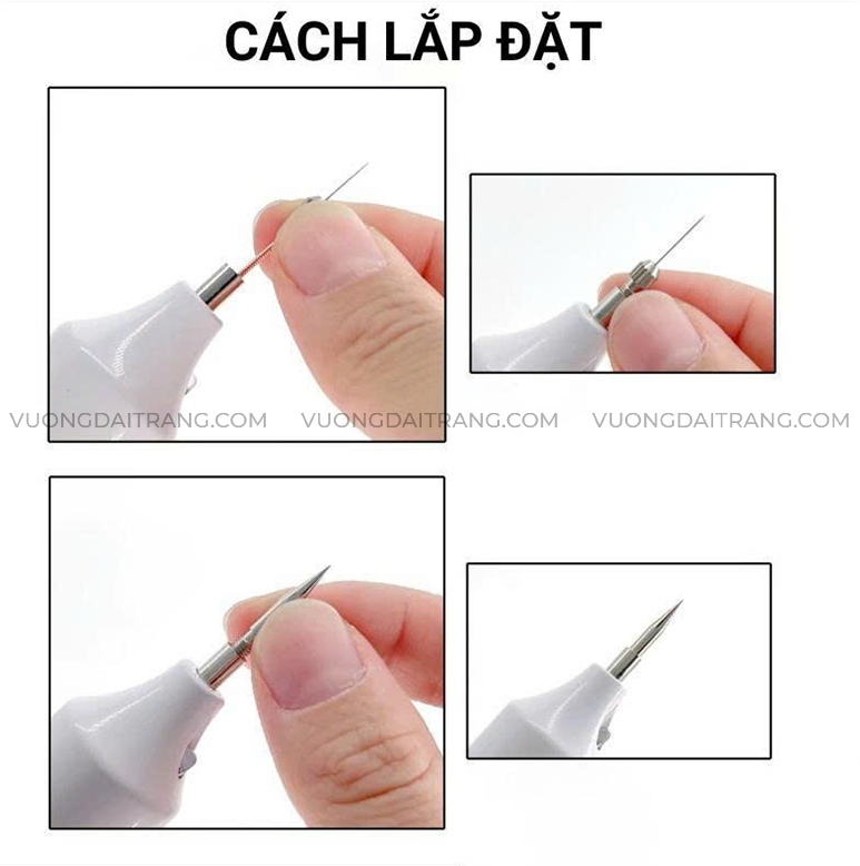 Cách lắp kim của máy Plasma lạnh PAA Hot & Cool