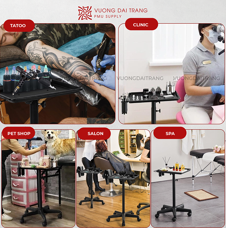 Ai cần xe đẩy salon spa 1 tầng này