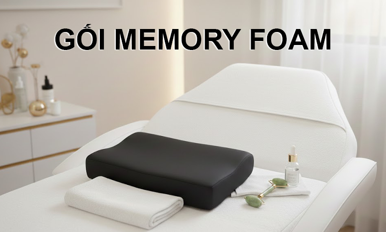 Lợi ích khi dùng gối memory foam cho thẩm mỹ