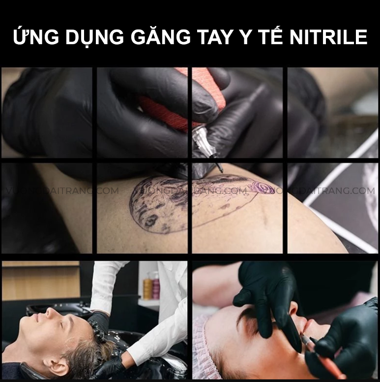 Ứng dụng rộng rãi của găng tay Nitrile